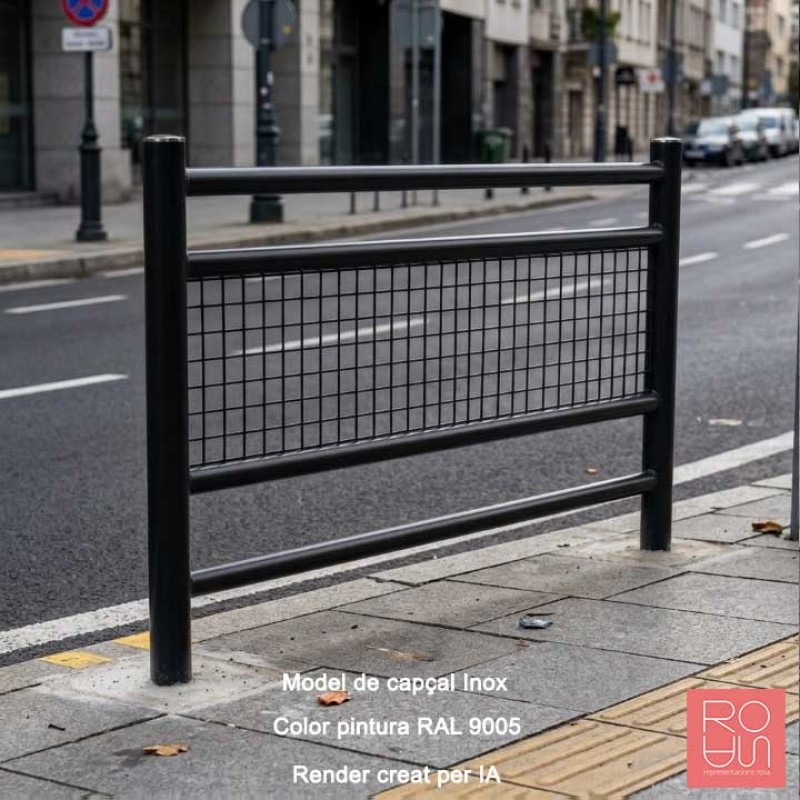 Barana urbana model Línea enreixada | Seguretat de vianants